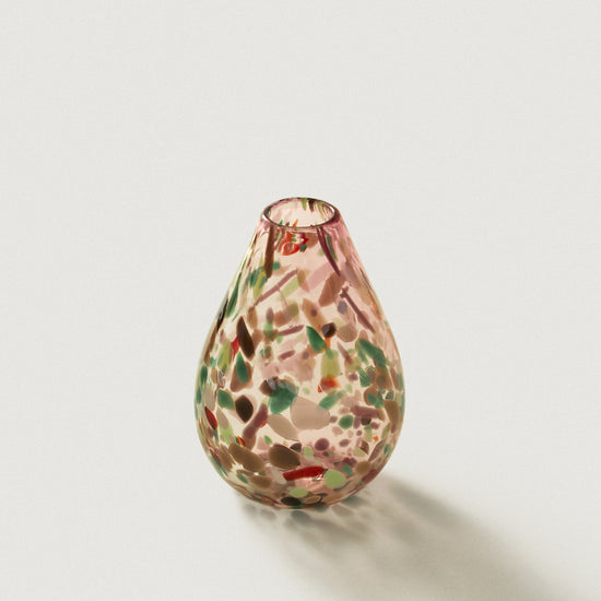 Kate Mitchell Rose Vase w/ Bubbles & Polkadots