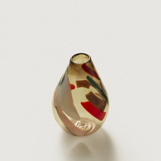 Kate Mitchell Sepia Vase w/ Bubbles & Polkadots